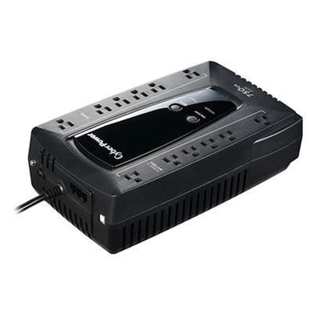 Cyberpower UPS System, 750VA, Line Interactive, Out: 120V AC In: 120V AC CY87538
